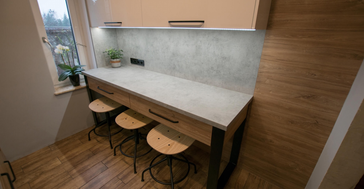 Kuchnia loft - meble na wymiar Cieszyn RMEBLE