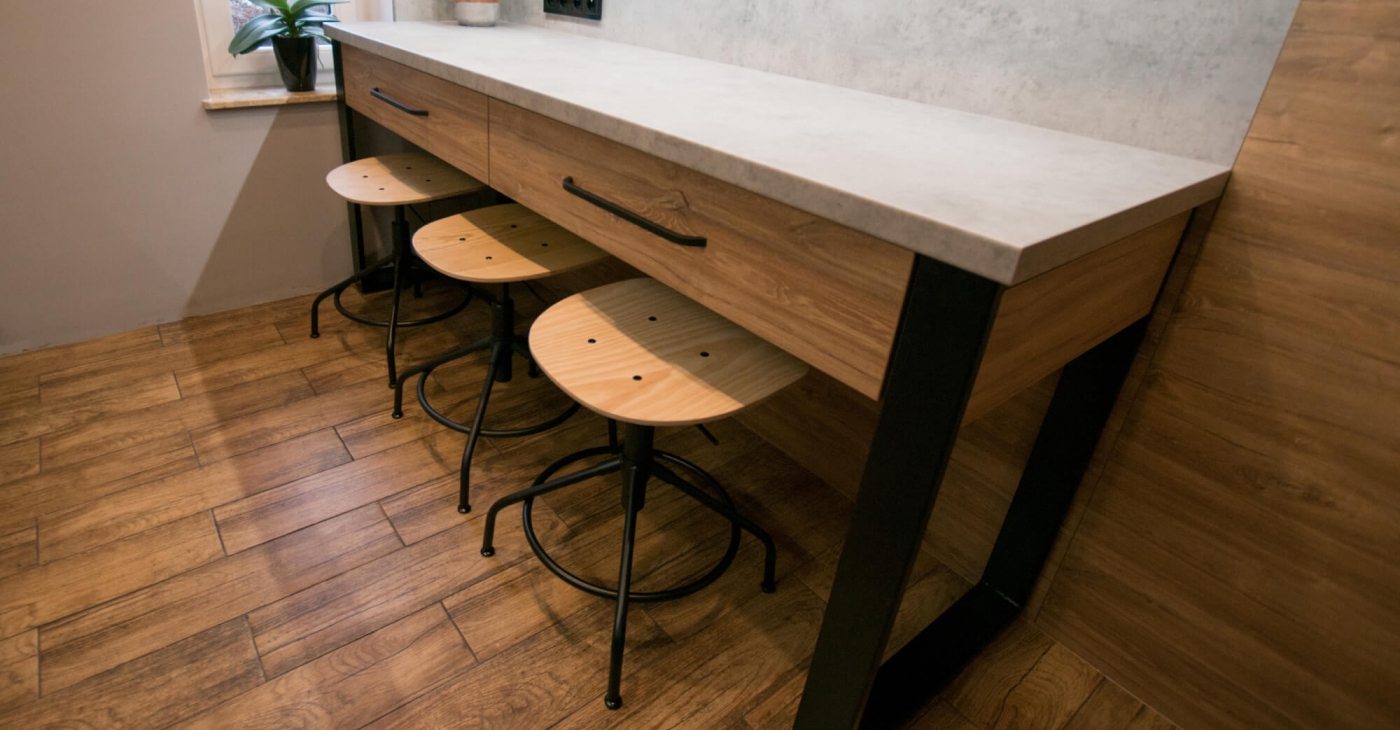 Kuchnia loft - meble na wymiar Cieszyn RMEBLE